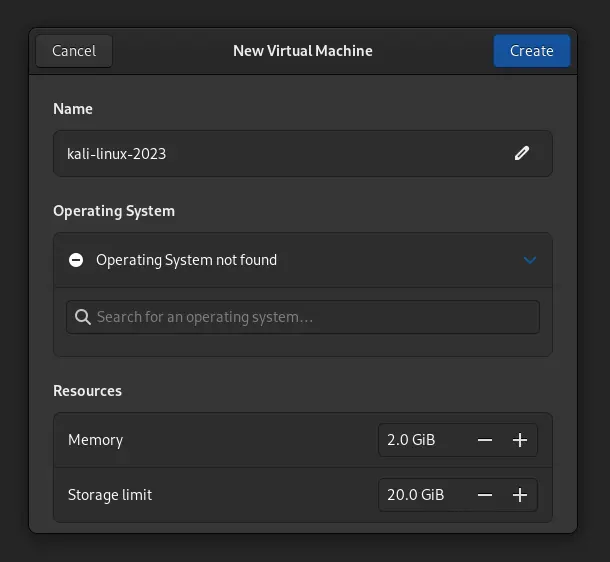 NewVirtualMachine
