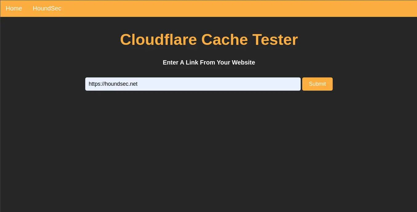 typed in houndsec.net in cct home page